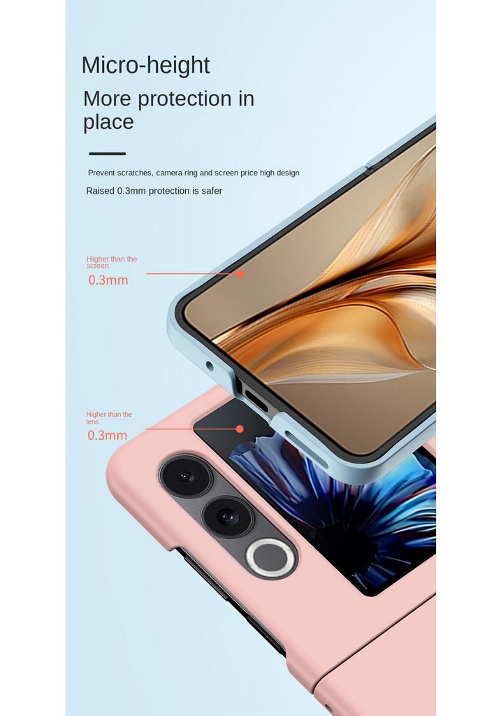 Тонкий Ультратонкий Жесткий Защитный чехол Для ZTE Nubia Flip2 Flip 2 zte nubia flip Хорошее Ощущение при Касании Защита Камеры Чехол для Телефона