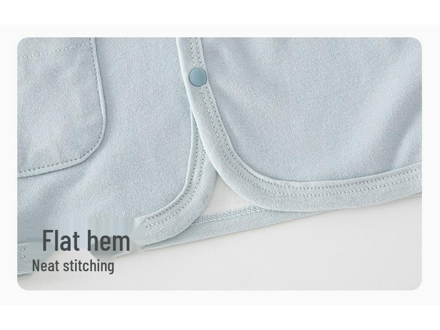 Reversible Newborn Cotton Vest: Double-Layer, Sleeveless, Spring/Autumn Style