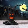 62KD 4Pcs Horror Tree Ghostly Halloween Miniature Resins Ornaments for Home Decors