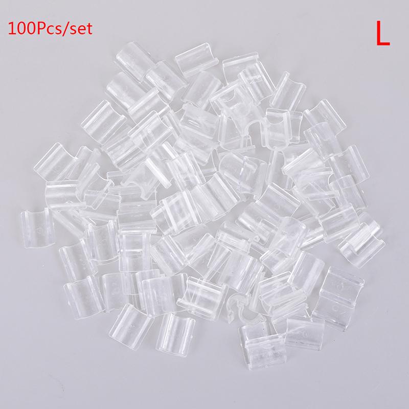 100 шт. Женская резинка для волос с пряжкой, аксессуар U-образной формы, соединитель для парикмахерских инструментов