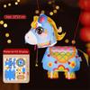 Dancing Lion Chinese New Year Lantern Cartoon Horse New Year Hanging Lantern  Spring Festival