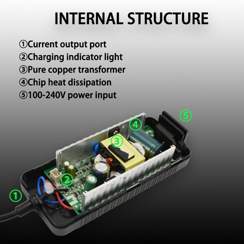 3.65v lifepo4 charger 5A for 3.2V 3.3V 1S lifepo4 Battery Cell Charger with Clip/Copper nose/XT60/XT90 Plug