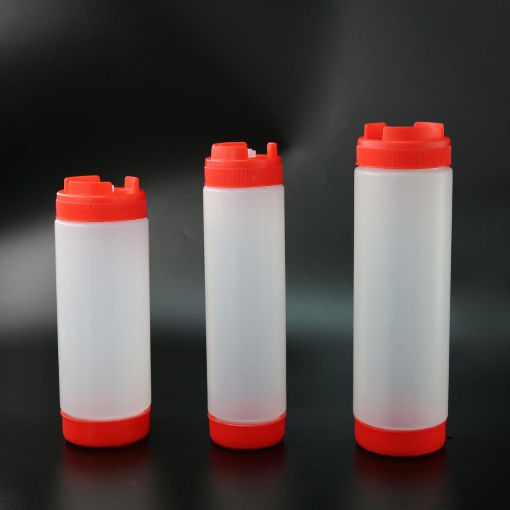 Large-capacity Sauce Dispenser Plastic Sauce Squeeze Bottle Olive Oil Dispensers Mustard