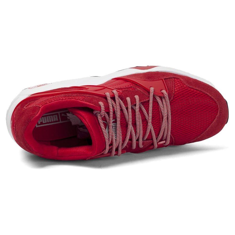 Puma Кеды Trinomic Blaze с низким верхом для повседневной носки Унисекс Кеды Красный Белый 362510-04