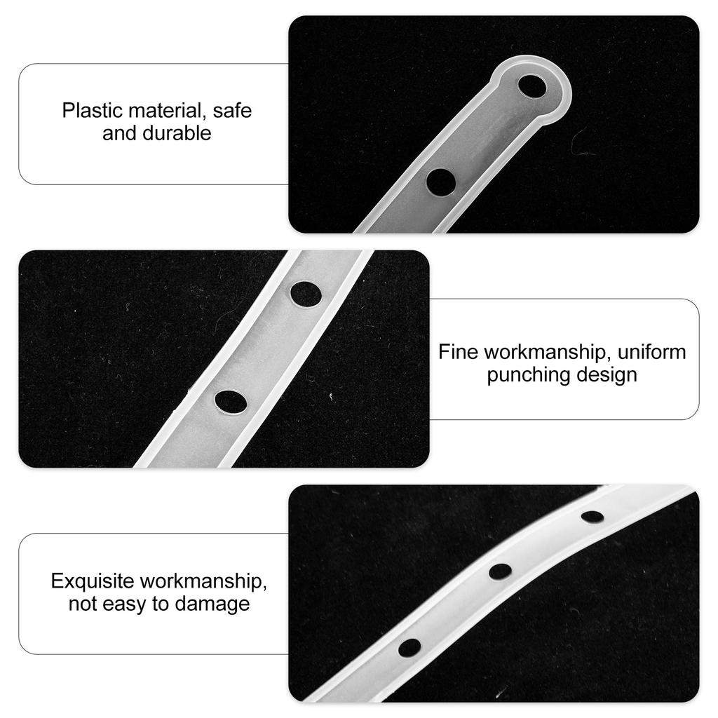 20 шт. соединительная полоса вешалка соединительная вешалка для пальто белые демонстрационные полоски пластиковые