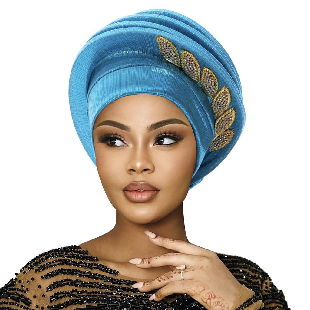 Шляпы-береты, тюрбаны, головные уборы для женщин, африканские женские головные платки, женские береты, тюрбаны, головной убор из Нигерии, для свадебной вечеринки, геле