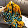 Luxury High Quality 180×90cm Silk Scarf Shawl Hijab Bandanna Long Scarves Designer Muslim New Wrap Neck Bag Apparel Accessories