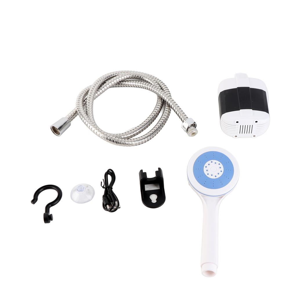 Camping Shower Outdoor Portable USB Rechargeable Electric Shower Pump For Camping Car Washing Gardening Plant Watering