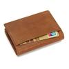 Vintage Cowhide RFID Blocking Card Holder - Multi-Slot Leather Credit & Business Card Case