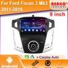 Apple Android 4G GPS автомобильное радио для Ford Focus 3 Mk3 2011-2019 Мультимедиа Беспроводной Carplay 2 Din Навигационный экран Стерео