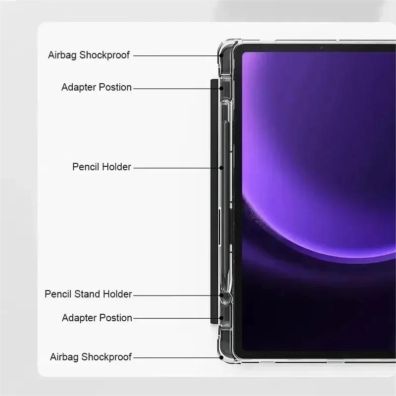 Для Samsung Tab S7 S8 S9 S9FE S10FE 10.9 S11 11“ S10 Plus 12.4 Чехол Smart Cover Для Tab A11 Plus A11 A9 8.7 Plus 11 A8 S6 Lite
