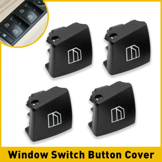 4pcs NEW Driver Window Switch Button Cap for Mercedes-Benz W204 C-Class W212 US