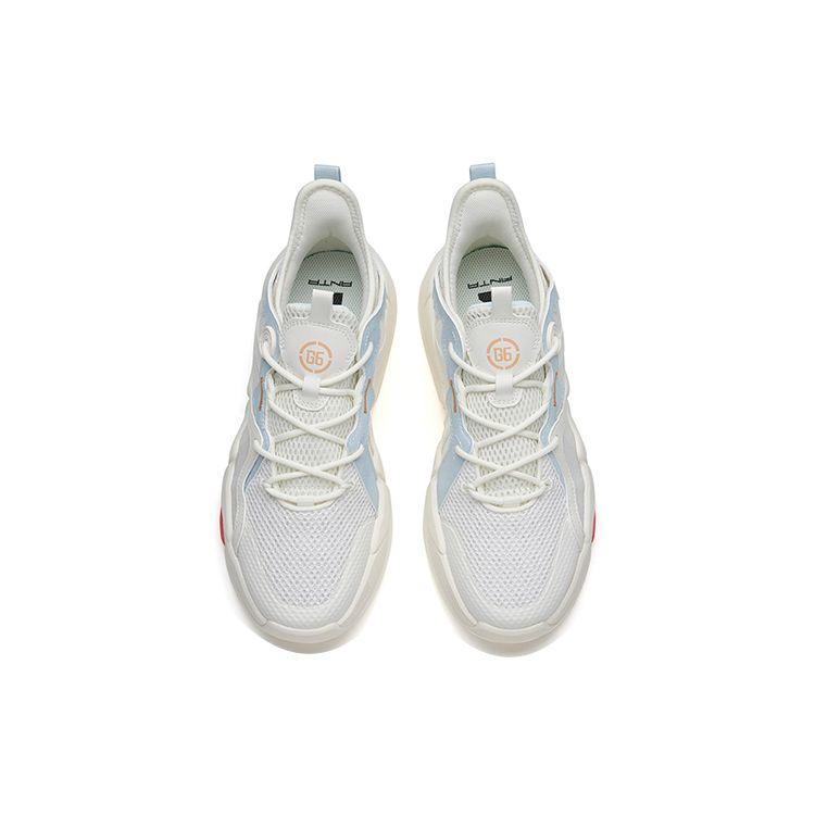 Anta G6 Retro универсальные толстые подошвы низкие спортивные повседневные туфли женские кроссовки белые синие 122238083-1