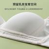 Girls' underwear college students gather small breasts without steel rings, female development period cotton spring and summer seamless thin bras