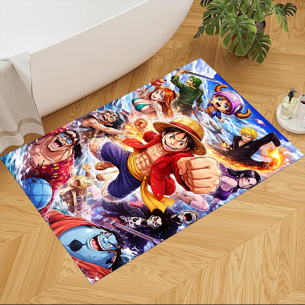 One Piece Adventure Journey Non-Slip Home Carpet Design for Office Decor Living Room Gift