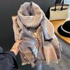 Junshenqi HX Women's Thickened Faux Cashmere Winter Scarf