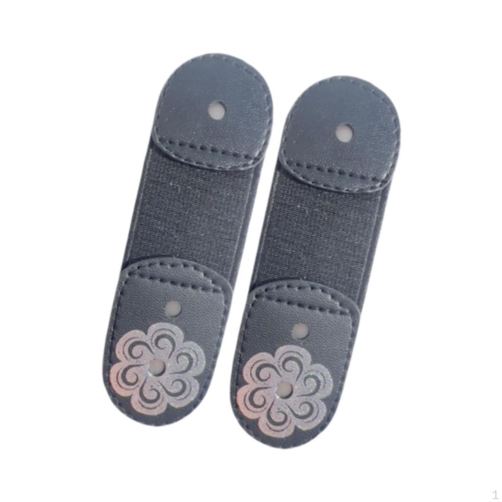 2 Pack Ice Skating Lace Straps for Boot Protection Accessories 10cmx3cm Elastic Bands Women