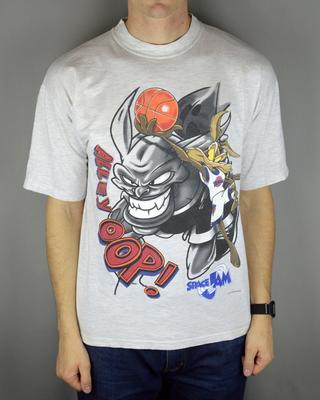 Винтажный Space Jam Alley Oop! футболка 1997
