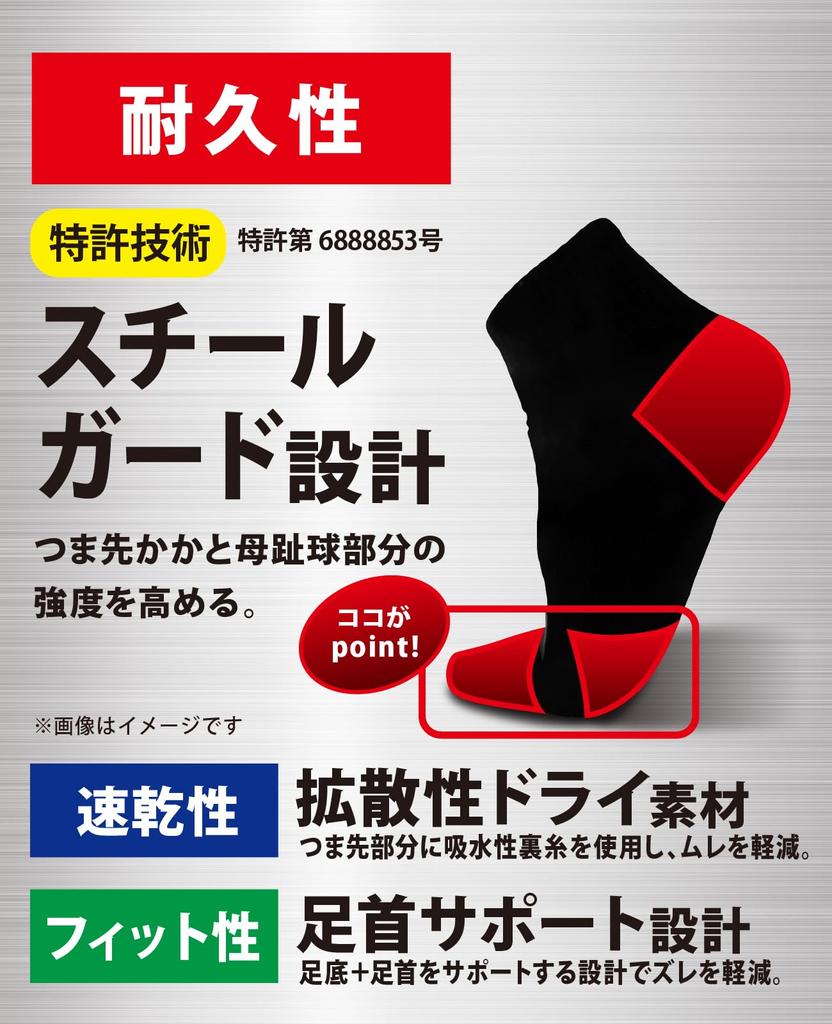 Mizuno РАБОЧИЕ Носки для Сильной Поддержки Спорт Ассортимент Размеры см Мужские, Набор 3 пары/6 пар, Посадка, Прочные, Быстросохнущие, Дизайн, Носки, 681452,