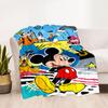 Mickey Mouse Castle Fantasy Flannel Blanket-Soft and Suitable for Sofas,Beds,Offices,Travel,All Seasons,Great Gift for Holidays and Birthdays.