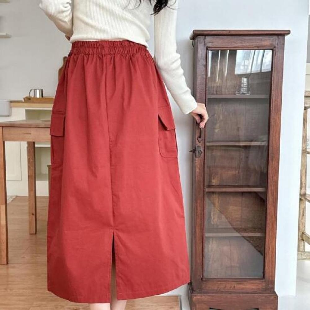 New ArrivAls Open Run CArgo Skirt A Line Long Skirt