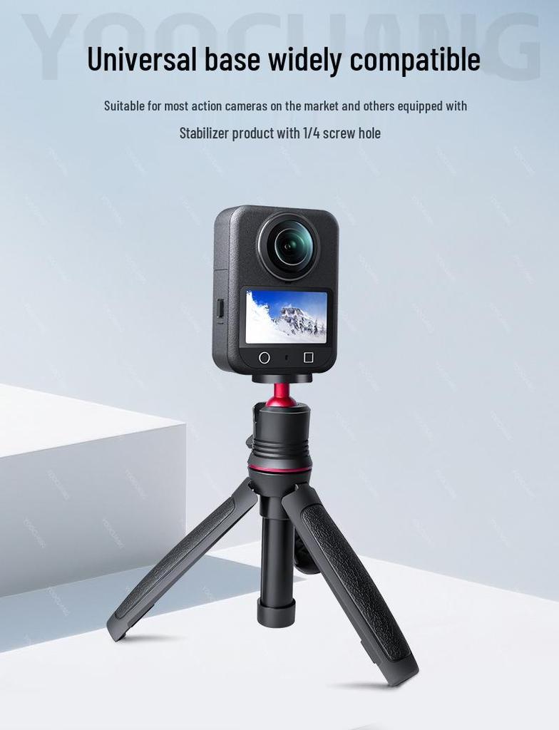 Портативный телескопический мини-штатив для DJI, Insta360, GoPro - Идеально для влогов и селфи