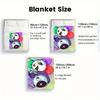 Dandy's World Cartoon Game 2D Flat Pattern Flannel Blanket High quality All Seasons Warmth and Comfort Perfect for Christmas Gifts.