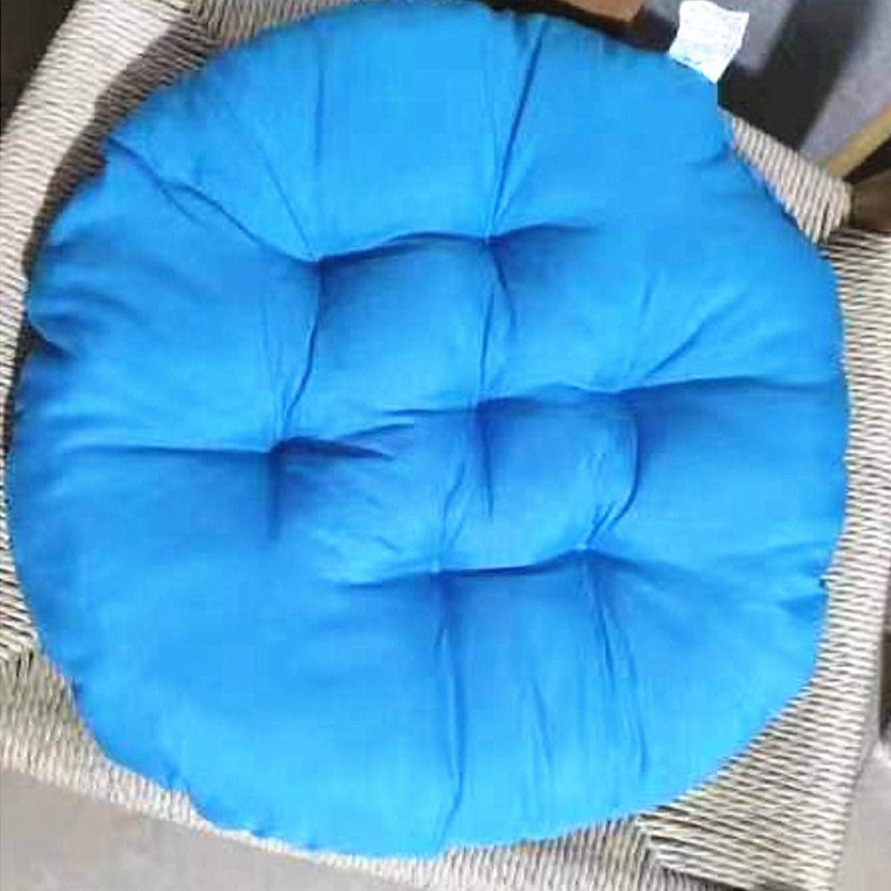 Nap Pillow Chair Cushion Solid Color Round Cushion Durable Tatami Mat Winter