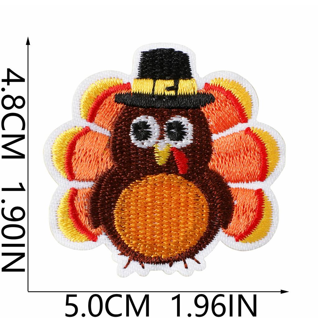 European Festival Pattern Embroidery Cloth Sticker Multi-National Festival Pattern Clothing Bag Self-Adhesive Ironing Decorative Patch Sticker