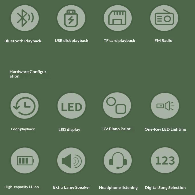 Ручной Перезаряжаемый Цифровой USB MP3-плеер Портативное Радио Музыкальный Плеер Динамик Устройства Аксессуары С LED-дисплеем Радио