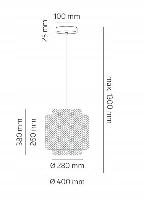 Large BOHO Ceiling Lamp 40cm Bamboo E27