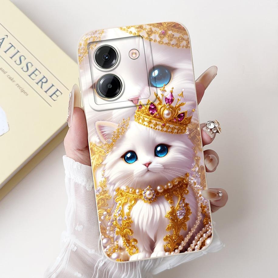 For Xiaomi Poco M7 Pro 5G Case Cute Rabbit Cat Cartoon Shockproof Silicone TPU Soft Cover on Xiaomi Poco M7 5G M 7 M7Pro 5G Capa