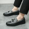 Модные кожаные туфли мужские туфли на платформе без застежек, роскошные мужские мокасины, дизайнерская обувь для вечеринок, обувь для отдыха на открытом воздухе Zapatos Para Hombres