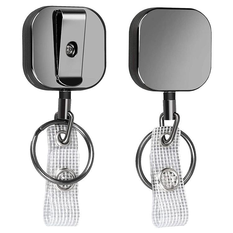 Новый продукт, противоугонные катушки для значков, зажим для ремня, катушки для значков, 70 см, выдвижная длина, инструменты для рыбалки на открытом воздухе, кемпинга, путешествий