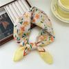 53*53cm Silk Scarves for Woman Fashionable Pattern Smooth To The Touch Spring Summer Sun Protection Silk Scarf