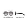 Saint Laurent Square Acetate Sunglasses With Logo Unisex sunglasses Black SL174001