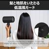 Fast DryingHigh Airflow Koizumi Hair Dryer 3.0 min Low Temperature Mode Negative Ion KHD-9532 BK Black