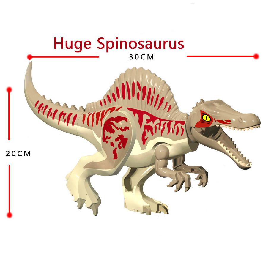 Китайский DIY Юрский динозавр Спинозавр Кетцалькоатль Воздушная Миссия Строительный Блок Образовательная Игрушка для Детей Подарки