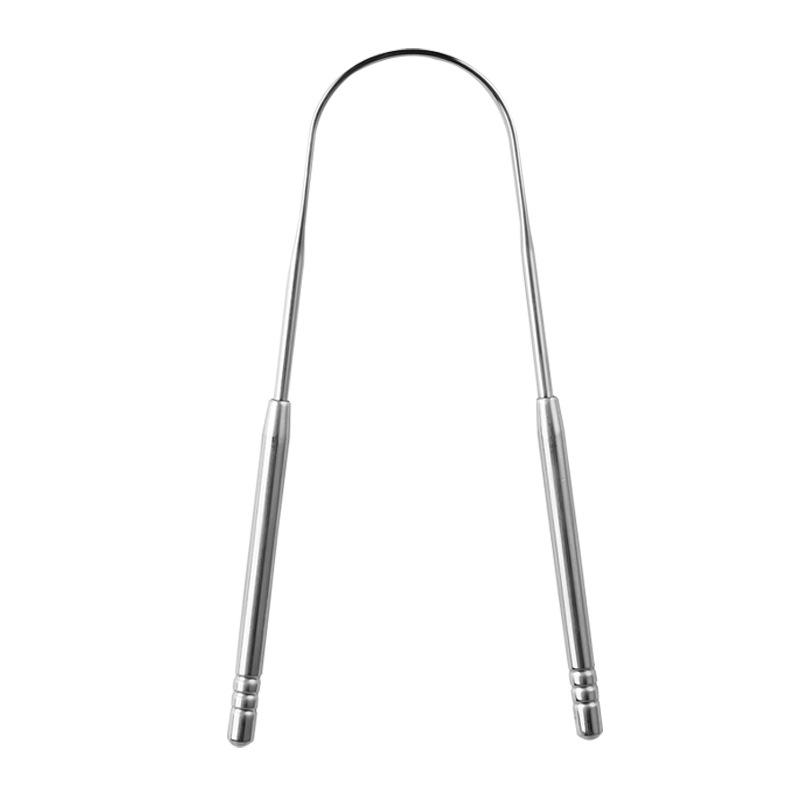 Stainless Steel Tongue Cleaner and Scraper Tool