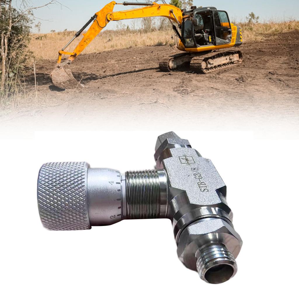 G3 8 Flow Control Valve Bidirectional Hydraulic Restrictor Valve for 1 2 Ton Mini Excavator