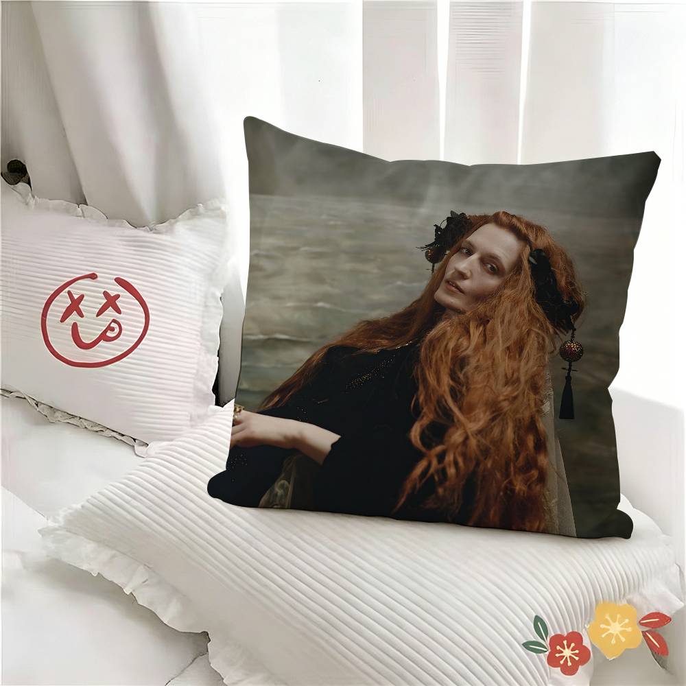 pc Band FFlorenceS And The MMachineS Pillow Case Fashion Square Pillowcase Bedroom Sofa Room Ins Decoration Leisure