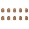 10pcs Sintered Bronze Bearing Sleeve Gold Plain Bearings Durable Bronze Bushings  Machine Tools
