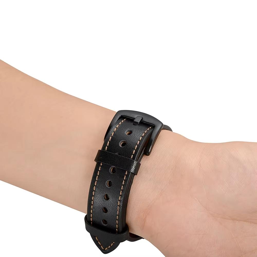 26 мм Белый шов Быстросъемный ремешок для часов Garmin Fenix 8 Pro AMOLED 51 мм/8 51 мм/Enduro 3/2 Волокно Кожаный сменный ремешок