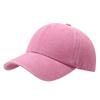 New Retro Adult Men Women Washed Cotton Baseball Caps Snapback Hat Vintage Hip Hop Caps Solid Color Dad Hat Outdoor Caps
