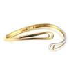[L0140] - Two-tone 'Câlin' Gold-plated Bracelet