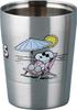 PEANUTS Snoopy Stainless Steel Double-Sided Tumbler, Small (260ml) (Beach), Made In Japan (Body: China, Japanese Painting), Yamaka Shoten, SN1801-864
