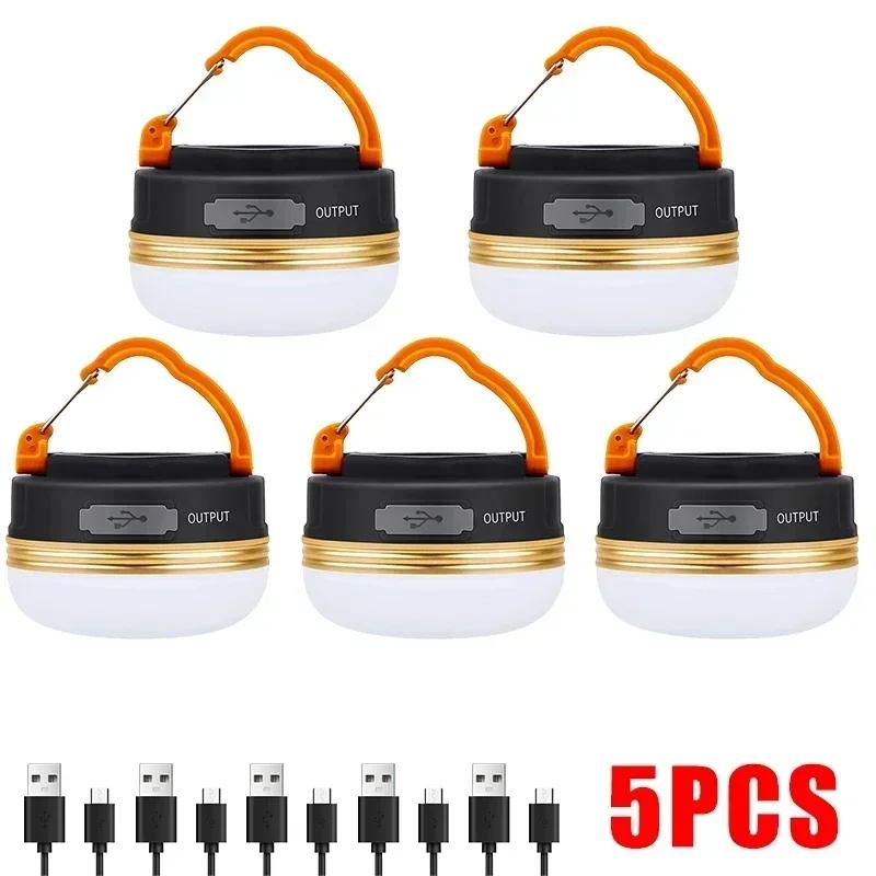 10W LED Portable Camping Light Built-in 1800mAh Battery USB Rechargeable Tent Lantern Outdoor Hiking Night Hanging Camping Lamp