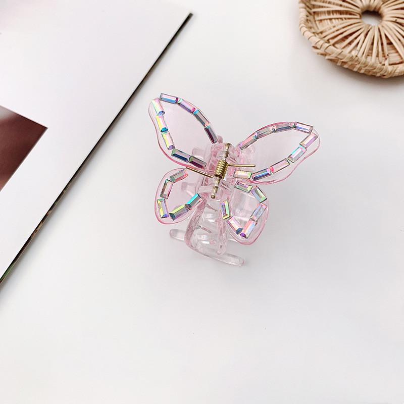 Акриловый прозрачный жемчужный зажим-бабочка, крабовые заколки для волос для женщин и девочек, акриловые шпильки, заколки, заколки, аксессуары для волос