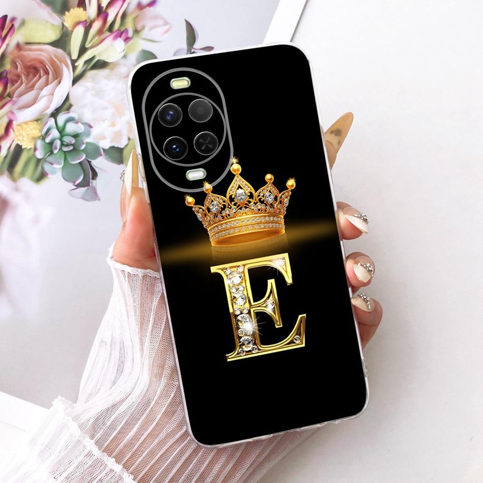 Для Huawei Nova 15 Pro 15Ultra 2026 Модный чехол для телефона с буквой и короной Для Huawei Nova15 15 Ultra 15Pro Мягкие силиконовые TPU чехлы