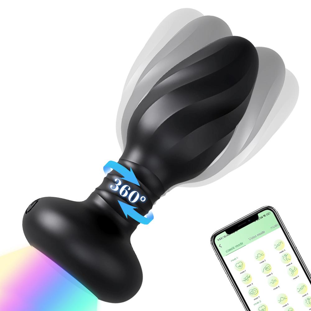 Anal Plug Vibrator Gay Massager Metal Anal Toy Butt Plug Stimulator Masturbation Tools Penetration Anal Plug Vibrating Man Women
